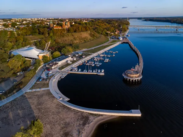 Płock - bulwary nad Wisłą